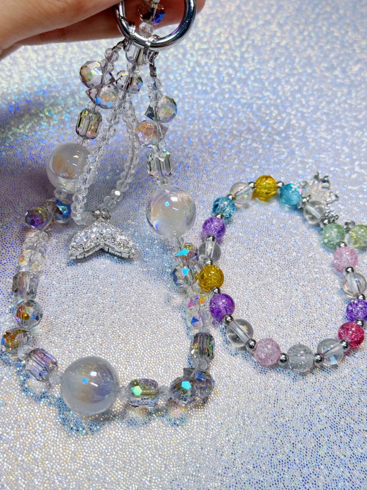 (Anna lucky bags) Bracelet and Keychain Set