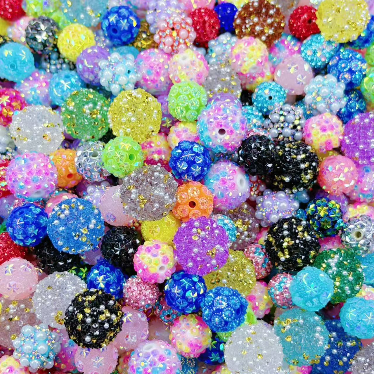 (Anna A2) Luxury Sugar Drilled Beads, Craft Pens, Keychains