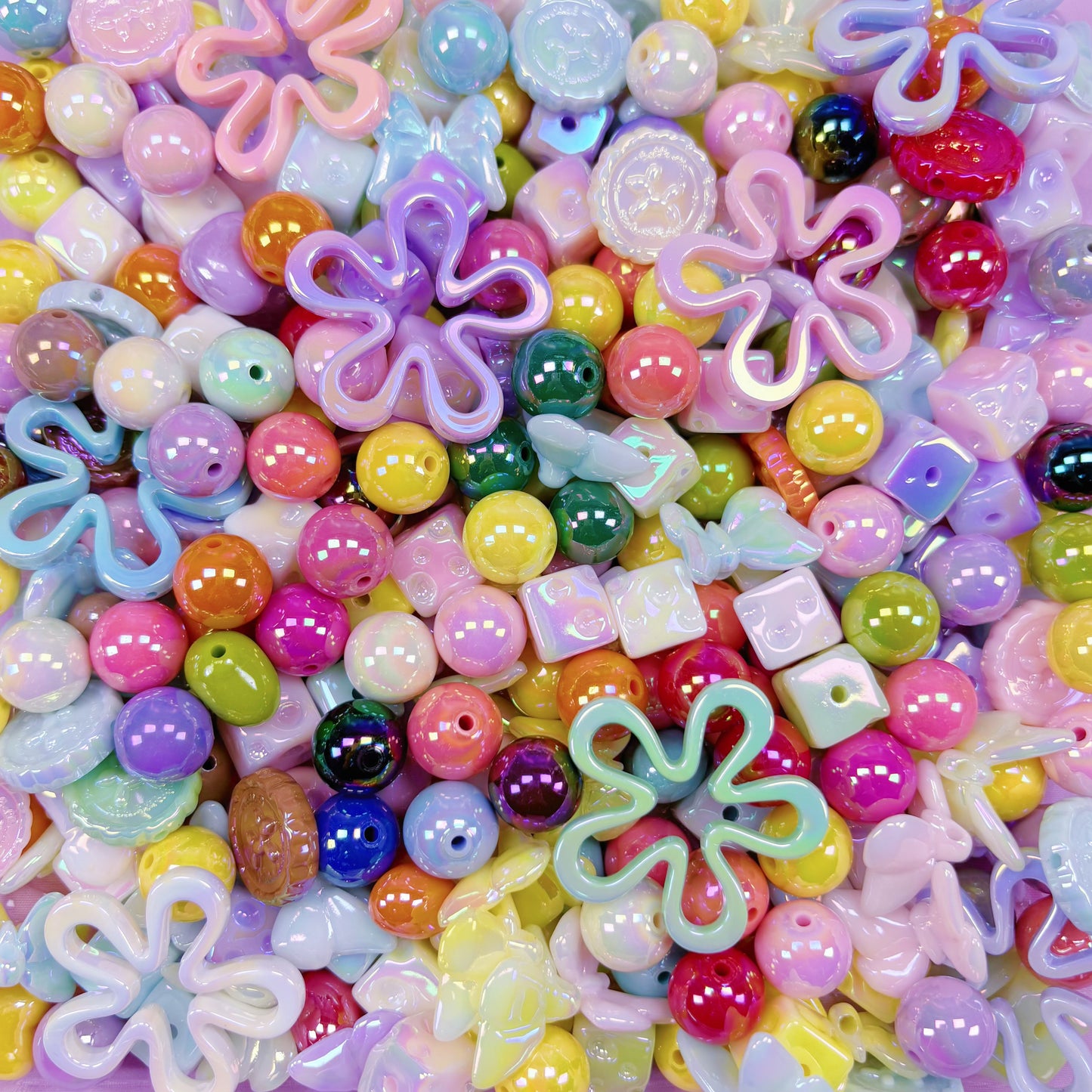 (Anna A4) Acrylic Macaron - Flower Pen