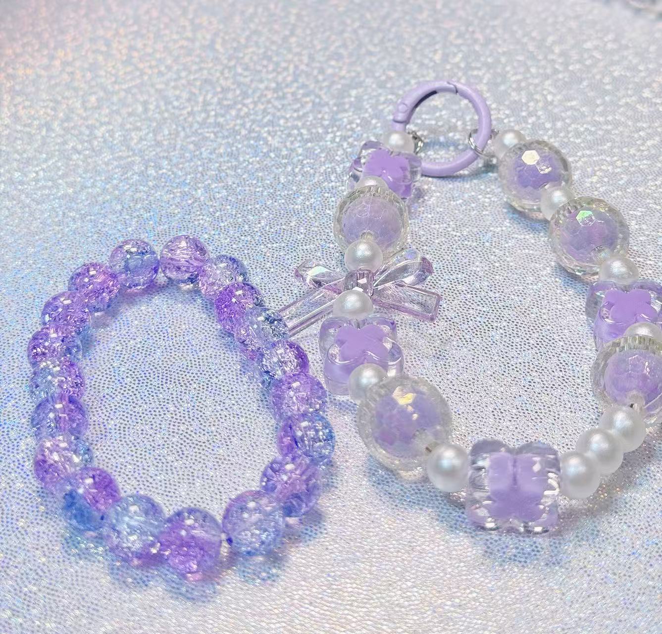 (Anna lucky bags) Bracelet and Keychain Set