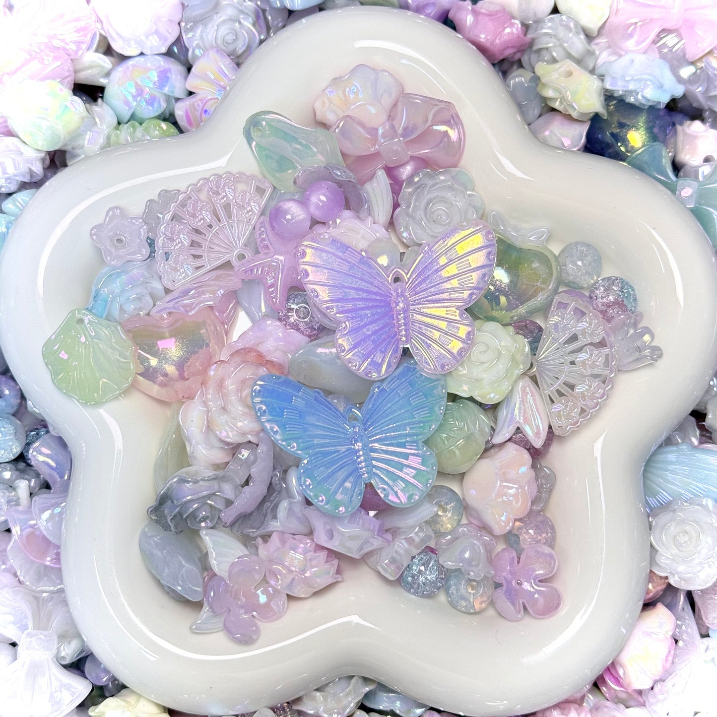 (Anna Rainbow Butterfly Fantasy) High-quality Acrylic Pen and Keychain