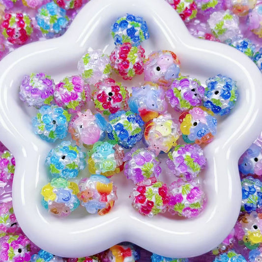 (Anna-A1) High-quality Acrylic Jelly Bead DIY Pens and Keychains