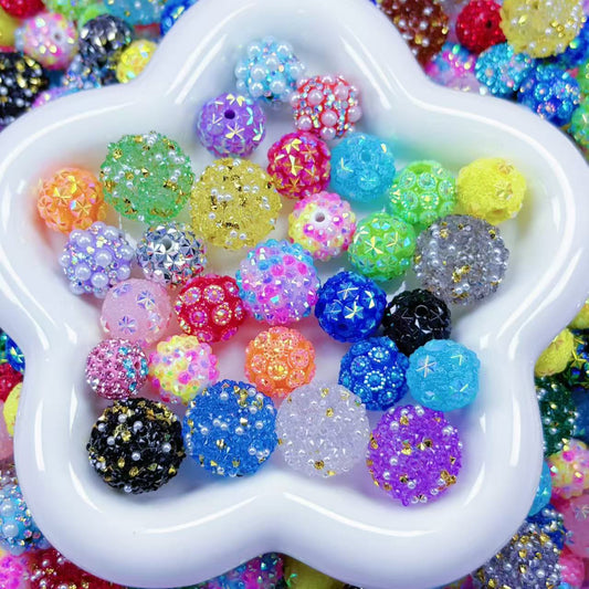 (Anna A2) Luxury Sugar Drilled Beads, Craft Pens, Keychains