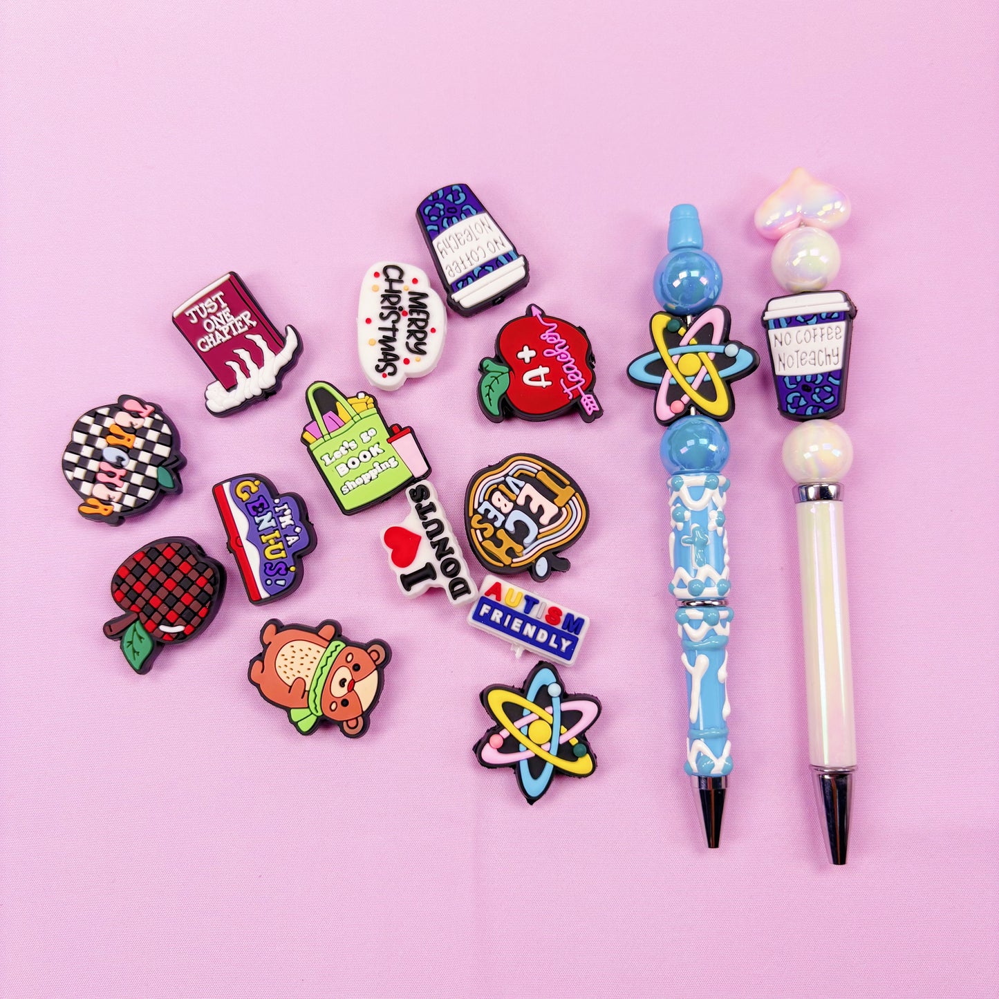 (Anna luckybag) Silicone accessories, pen making, keychain