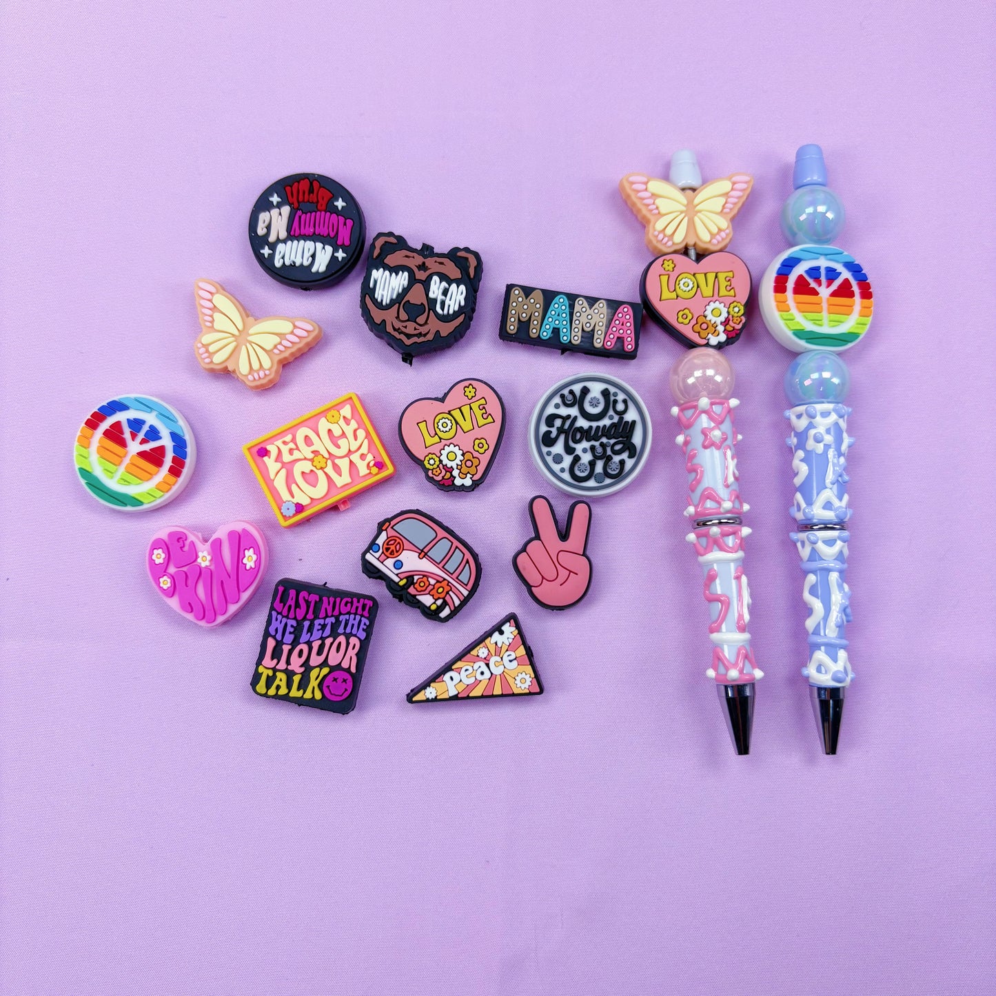 (Anna luckybag) Silicone accessories, pen making, keychain